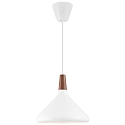 design for the people by Nordlux Pendelarmatuur NORI 27 E27 IP20, glanzend, zwart, wit dimbaar