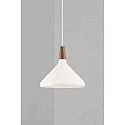 Pendelarmatuur NORI 27 E27 IP20, glanzend, zwart, wit dimbaar
