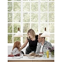 Pendelarmatuur NORI 27 E27 IP20, glanzend, zwart, wit dimbaar
