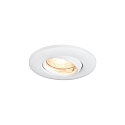 Nordlux Downlight UMBERTO GU10 IP44, wit mat dimbaar