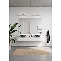 wall luminaire TINIA 60 IP44, black matt dimmable