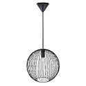 Nordlux Pendelarmatuur BERONI 35 rond E27 IP20, zwart dimbaar