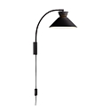 Nordlux wall luminaire DIAL E27 IP20, black 