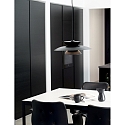 Pendelarmatuur CARMEN E27 IP20, zwart mat 