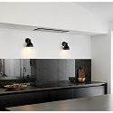 Wandarmatuur POP E27 IP20, zwart mat 