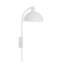 Nordlux wall luminaire ELLEN 20 E14 IP20, white matt dimmable