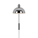 Wandarmatuur ELLEN 20 E14 IP20, chroom, glanzend dimbaar