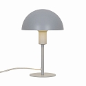 Tafelarmatuur ELLEN MINI halfrond, met Schakelaar, met Lamphouder E14 IP20, grijs, mat 