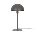Tafelarmatuur ELLEN 20 halfrond, met Schakelaar, met Lamphouder E14 IP20, lichtbruin, mat 