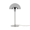 table lamp ELLEN 20 half round, with switch, with lamp socket E14 IP20, polished chrome 