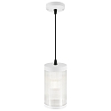 Nordlux Pendelarmatuur voor buiten COUPAR met diffuser E27 IP33, wit mat dimbaar