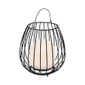 Battery lamp JIM TO-GO with switch, with USB connection IP54, black dimmable