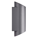 Nordlux outdoor wall luminaire NICO ROUND 22 up / down, cylindrical GU10 IP54, anthracite dimmable
