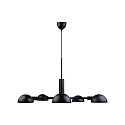 design for the people by Nordlux pendant luminaire NOMI 5 flames E14 IP20, black matt 