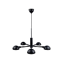 design for the people by Nordlux pendant luminaire NOMI 5 flames E14 IP20, black matt 