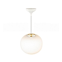 design for the people by Nordlux Pendelarmatuur NAVONE 20 E27 IP20, messing geborsteld, opaalwit 