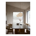 design for the people by Nordlux Pendelarmatuur NAVONE 30 E27 IP20, messing geborsteld, opaalwit 