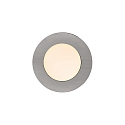 Nordlux Downlight LEONIS set van 1 IP65, nikkel geborsteld 