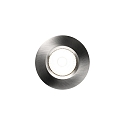 Nordlux downlight FREMONT set of 3 IP65, steel brushed dimmable