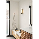 Nordlux Wandarmatuur NIMAL E14 IP44, messing dimbaar