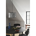 Nordlux Pendelarmatuur CARDINE 35 E27 IP20, zwart, wit mat dimbaar