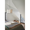 Nordlux Pendelarmatuur CARDINE 35 E27 IP20, zwart, wit mat dimbaar