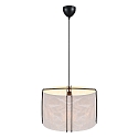 Nordlux Pendelarmatuur CARDINE 50 E27 IP20, zwart, wit mat dimbaar