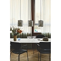 Nordlux pendant luminaire CARDINE 3 flames E27 IP20, white matt dimmable