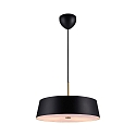 Nordlux Pendelarmatuur CLASI 45 E27 IP20, zwart mat dimbaar