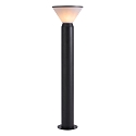 Nordlux Lichtpaal NOORSTAD E27 IP44, zwart mat, wit 