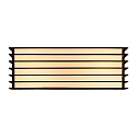 Nordlux Wandarmatuur voor buitenshuis FLUCTUS 28 E27 IP44, zwart mat, wit 