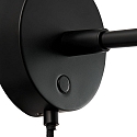 design for the people by Nordlux wall luminaire DARCI E14 IP20, black 