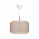 Pendelarmatuur TAKAI E27 IP20, beige dimbaar