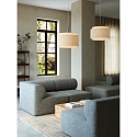 design for the people by Nordlux Pendelarmatuur TAKAI E27 IP20, beige dimbaar