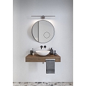 Spiegelarmatuur IP S13 60 IP44, staal geborsteld 