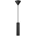 Pendelarmatuur TILO 1-vlams, rond GU10 IP20, zwart dimbaar