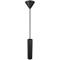 Nordlux Pendelarmatuur TILO 1-vlams, rond GU10 IP20, zwart dimbaar