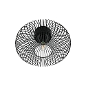 Nordlux wall and ceiling luminaire BERONI E27 IP20, black dimmable