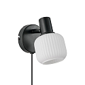 Nordlux Wandarmatuur MILFORD MINI E14 IP20, zwart 