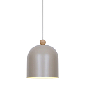 pendant luminaire GASTON E27 IP20, light brown dimmable