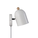 Nordlux Wandarmatuur GASTON E27 IP20, wit 
