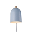 Wandarmatuur GASTON E27 IP20, blauw 