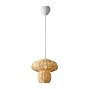 pendant luminaire ALLIE E27 IP20, brown dimmable