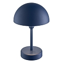 Nordlux Tafellamp op batterijen ELLEN TO-GO zonder Lader, met IP Oplaadstation IP44, blauw, mat dimbaar