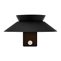 Nordlux Wandlamp op zonne-energie JUSTINA met sensor IP44, zwart 