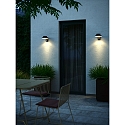 Nordlux Wandlamp op zonne-energie JUSTINA met sensor IP44, zwart 