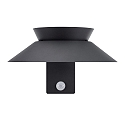 Wandlamp op zonne-energie JUSTINA met sensor IP44, antraciet 