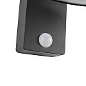 Wandlamp op zonne-energie JUSTINA met sensor IP44, antraciet 