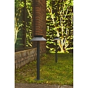 Zonnebolderverlichting JUSTINA met sensor IP44, antraciet 