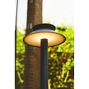 Zonnebolderverlichting JUSTINA met sensor IP44, antraciet 
